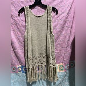 Poof crochet cardigan